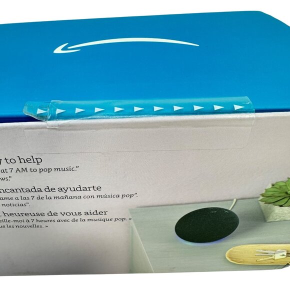 Echo Dot (4th Gen) Smart Speaker Alexa - B7W64E - Charcoal - NIB - Picture 3 of 7